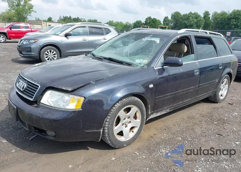 2002 Audi A6 Avant из США, поврежденный, VIN WAUVT64B42N130488